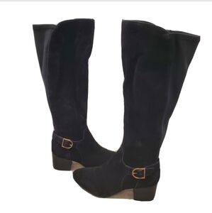 NEW Anne Klein Honesty Black Suede Boots